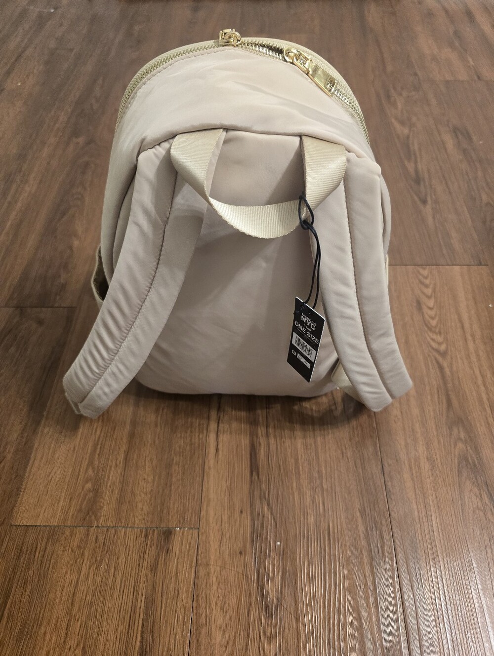 NWT! Madden NYC Beige Womens Dome Core Backpack Purse NEW - Picture 7 of 11